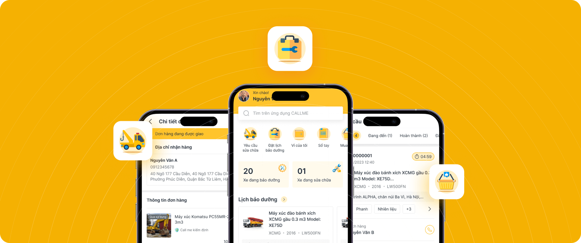 911Callme - Ứng dụng gọi sửa chữa và cứu hộ